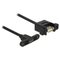 DeLOCK 1m, USB2.0 Micro-B/USB2.0-A USB-kaapeli USB A Micro-USB B 0,48 Gbit/s Musta 85110 – kuva 1