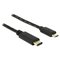 DeLOCK 2m, USB2.0-C/USB2.0 Micro-B USB-kaapeli Micro-USB B USB C 0,48 Gbit/s Musta 83334 – kuva 1
