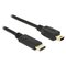 DeLOCK 2m, USB2.0-C/USB2.0 Mini-B USB-kaapeli Mini-USB B USB C 0,48 Gbit/s Musta 83336 – kuva 1