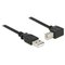 DeLOCK 3m, USB 2.0-A - USB 2.0-B USB-kaapeli USB A USB B 0,48 Gbit/s Musta 83529 – kuva 1