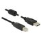 DeLOCK 3m, USB 2.0-A/USB 2.0-B USB-kaapeli USB A USB B 0,48 Gbit/s Musta 84898 – kuva 1