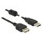 DeLOCK 5m, 2xUSB 2.0-A USB-kaapeli USB 2.0 USB A 0,48 Gbit/s Musta 84887 – kuva 1
