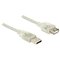 DeLOCK 5m, 2xUSB2.0-A USB-kaapeli USB 2.0 USB A 0,48 Gbit/s Läpinäkyvä 83885 – kuva 1