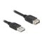 DeLOCK 81514 USB-kaapeli USB 2.0 3 m USB A 0,48 Gbit/s Musta 81514 – kuva 1