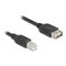 DeLOCK 81529 USB-kaapeli USB 2.0 0,5 m USB B USB A 0,48 Gbit/s Musta 81529 – kuva 1