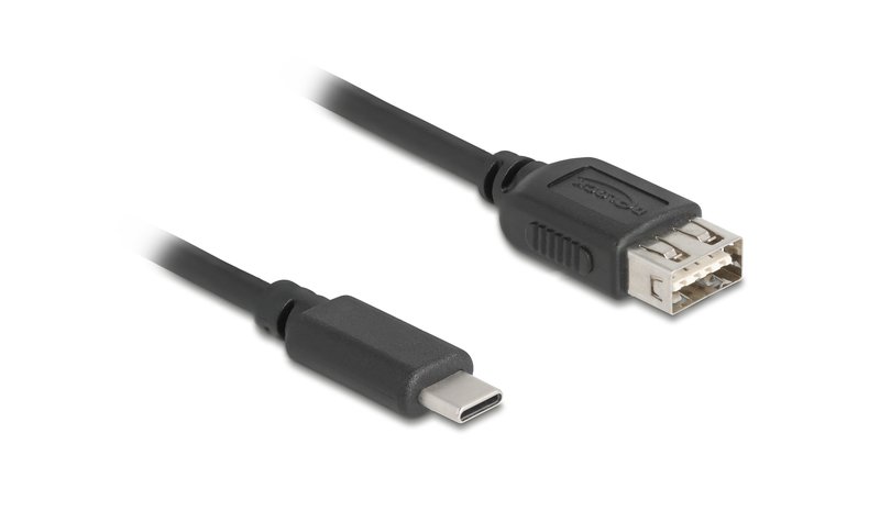 DeLOCK 81535 USB-kaapeli USB 2.0 0,5 m USB C USB A 0,48 Gbit/s Musta 81535 – kuva 1/1