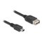 DeLOCK 81525 USB-kaapeli USB 2.0 2 m Mini-USB B USB A 0,48 Gbit/s Musta 81525 – kuva 1
