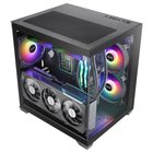Mars Gaming MCVIEW3 tietokonekotelo Mini Tower Musta MCVIE