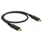 DeLOCK 83043 USB-kaapeli USB 2.0 0,5 m USB C 0,48 Gbit/s Musta 83043 – kuva 1