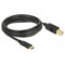 DeLOCK 83666 USB-kaapeli USB 2.0 3 m USB C USB B 0,48 Gbit/s Musta 83666 – kuva 1
