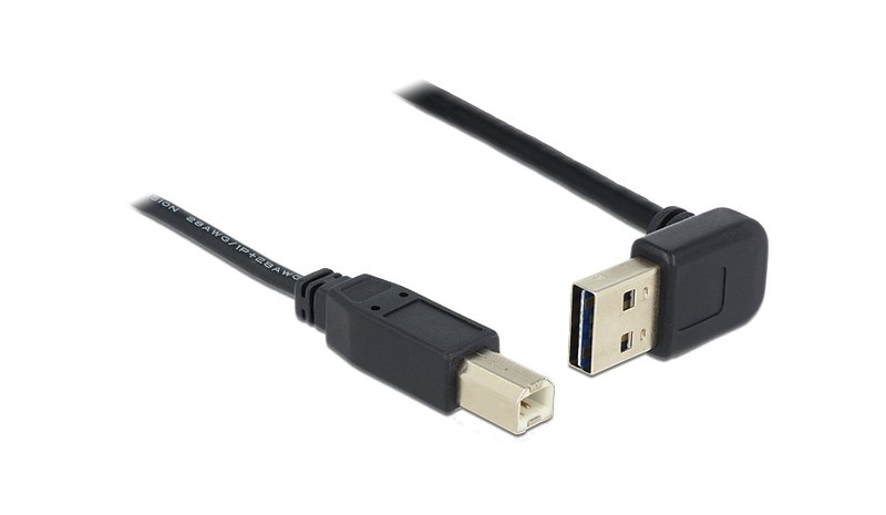 DeLOCK 83542 USB-kaapeli USB 2.0 5 m USB A USB B 0,48 Gbit/s Musta 83542 – kuva 1/1
