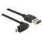 DeLOCK 83849 USB-kaapeli USB 2.0 0,5 m USB A Micro-USB B Musta 83849 – kuva 1
