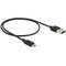 DeLOCK 83845 USB-kaapeli USB 2.0 0,5 m USB A Micro-USB B Musta 83845 – kuva 1