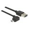 DeLOCK 83853 USB-kaapeli USB 2.0 2 m USB A Micro-USB B Musta 83853 – kuva 1