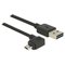 DeLOCK 83846 USB-kaapeli USB 2.0 1 m USB A Micro-USB B Musta 83846 – kuva 1