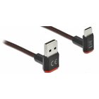 DeLOCK 85278 USB-kaapeli USB 2.0 2 m USB A USB C Musta 85278