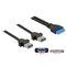DeLOCK 85244 USB-kaapeli 0,8 m Musta 85244 – kuva 1