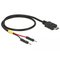 DeLOCK 85408 USB-kaapeli 0,3 m Micro-USB B Musta 85408 – kuva 1