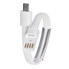 Akyga AK-AD-34 USB-kaapeli USB 2.0 0,23 m USB A Micro-USB B Valkoinen AK-AD