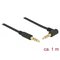 DeLOCK 85610 audiokaapeli 1 m 3.5mm Musta 85610 – kuva 1