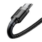 Baseus CAMKLF-CG1 USB-kaapeli 2 m USB A Micro-USB B Musta, Harmaa CAMKL
