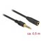 DeLOCK 85627 audiokaapeli 0,5 m 3.5mm Musta 85627 – kuva 1