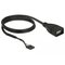 DeLOCK 85671 USB-kaapeli 0,6 m Musta 85671 – kuva 1