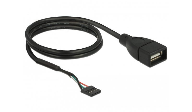 DeLOCK 85671 USB-kaapeli 0,6 m Musta 85671 – kuva 1/1