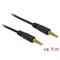 DeLOCK 85699 audiokaapeli 5 m 3.5mm Musta 85699 – kuva 1