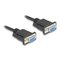 DeLOCK 86824 sarjakaapeli Musta 2 m DB-9 86824 – kuva 1