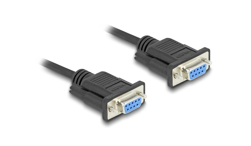 DeLOCK 86824 sarjakaapeli Musta 2 m DB-9 86824 – kuva 1/1