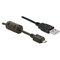DeLOCK Cable USB 2.0 A to USB-micro B - 3m USB-kaapeli USB A Micro-USB B Musta 82336 – kuva 1