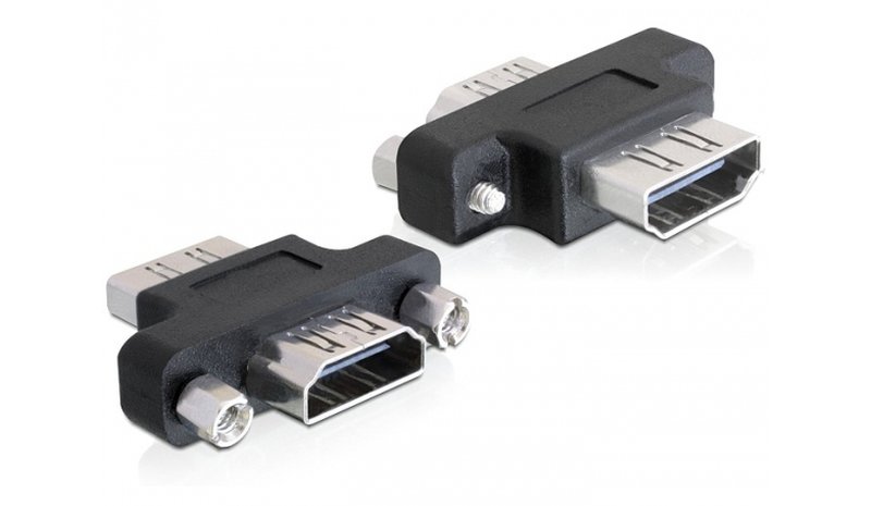 DeLOCK HDMI A 19-p HDMI A Musta 65313 – kuva 1/1