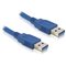 DeLOCK USB 3.0-A male/male - 1m USB-kaapeli USB A 5 Gbit/s Sininen 82534 – kuva 1