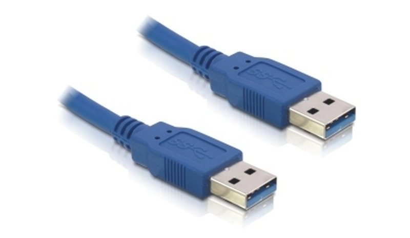DeLOCK USB 3.0-A male/male - 1m USB-kaapeli USB A 5 Gbit/s Sininen 82534 – kuva 1/3