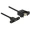 DeLOCK USB 2.0 Micro-B/A, 0.25m USB-kaapeli 0,25 m Micro-USB B USB A 0,48 Gbit/s Musta 85109 – kuva 1