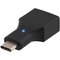 Deltaco USB 2.0 -sovitin, Type C - Type A naaras, musta USBC – kuva 1