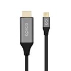 Epico 9915101900026 kaapelin sukupuolenvaihtaja USB - C HDMI Musta, Harmaa 99151