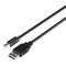 Deltaco USB 2.0 cable Typ A - Typ B, 3m, black USB-2 – kuva 1