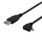 Deltaco USB-A to Micro USB, left-tilted, 2m, black USB-3 – kuva 1