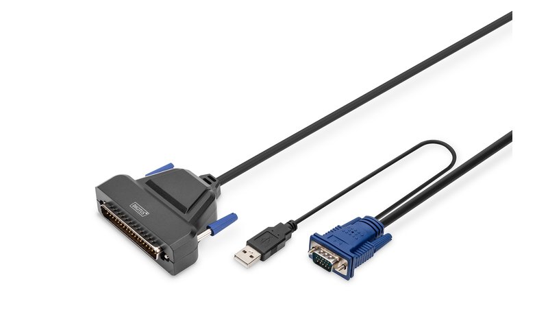 Digitus DS-72212 KVM-kaapeli Musta DS-72 – kuva 1/1