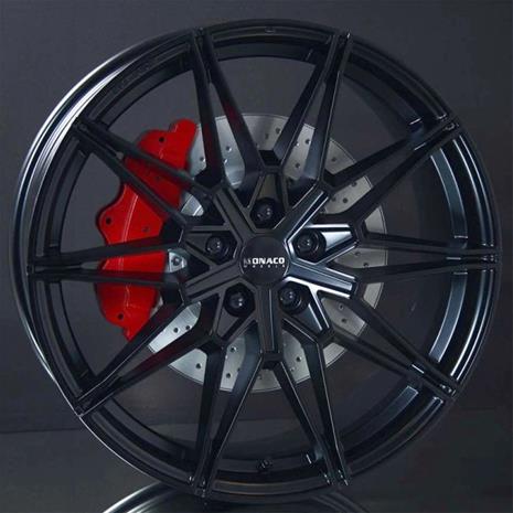 Monaco Wheels GP18 Dull Black 8X18