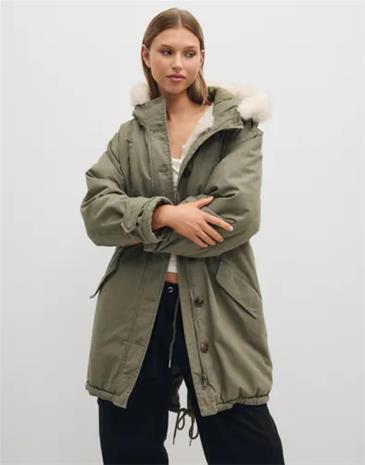 Nelly - Vihreä - Long Parka