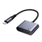 JOYROOM SY-L02 kaapelin sukupuolenvaihtaja Lightning Dual Lightning Musta SY-L0