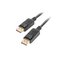 Lanberg CA-DPDP-10CC-0010-BK DisplayPort-kaapeli 1 m Musta CA-DP – kuva 1