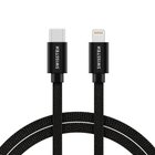 Swissten USB-C / Lightning 1.2 m 1,2 m Musta GC715