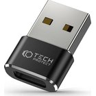 Tech-Protect 9490713932247 kaapelin sukupuolenvaihtaja USB-A USB-C Musta 94907