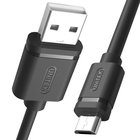 UNITEK Y-C435GBK USB-kaapeli USB 2.0 3 m USB A Micro-USB B 0,48 Gbit/s Musta Y-C43