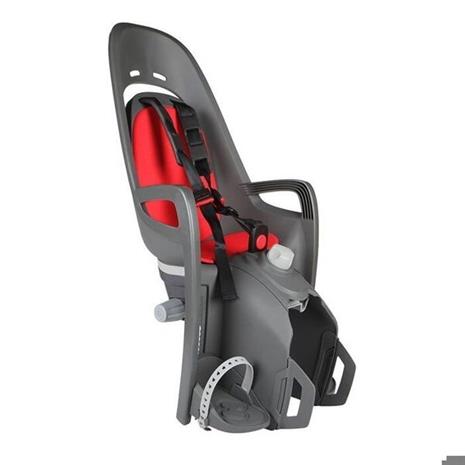 Hamax ZENITH RELAX Pyöränistuin + Kiinnike, Grey/Red