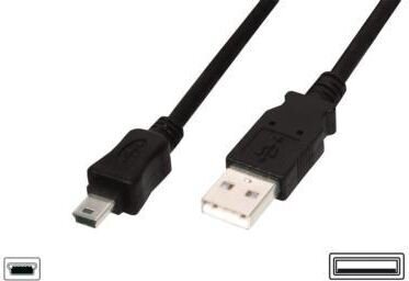 DIGITUS ASSMANN - USB cable - mini-USB Type B to USB - 3 m